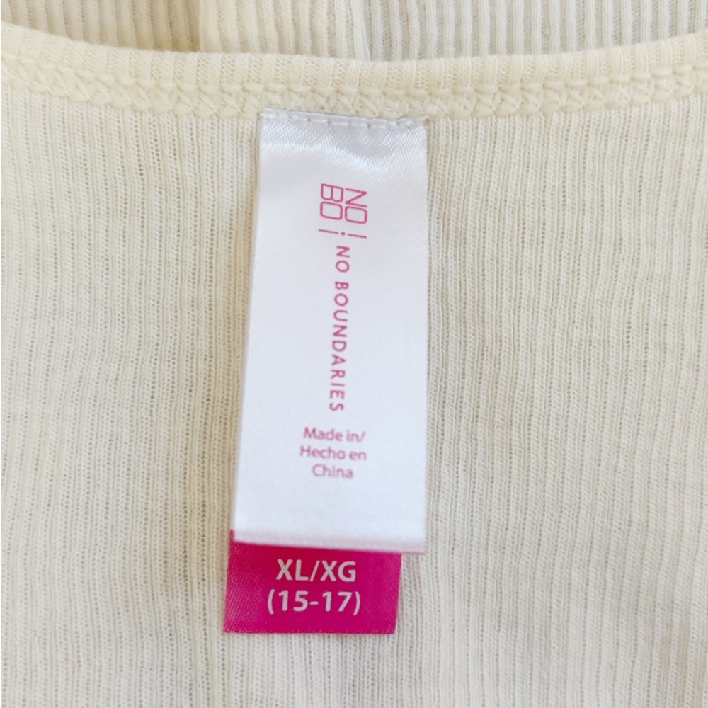 No Boundaries Lace Trim Tank Tops - White and Cream - Picture 9 of 11